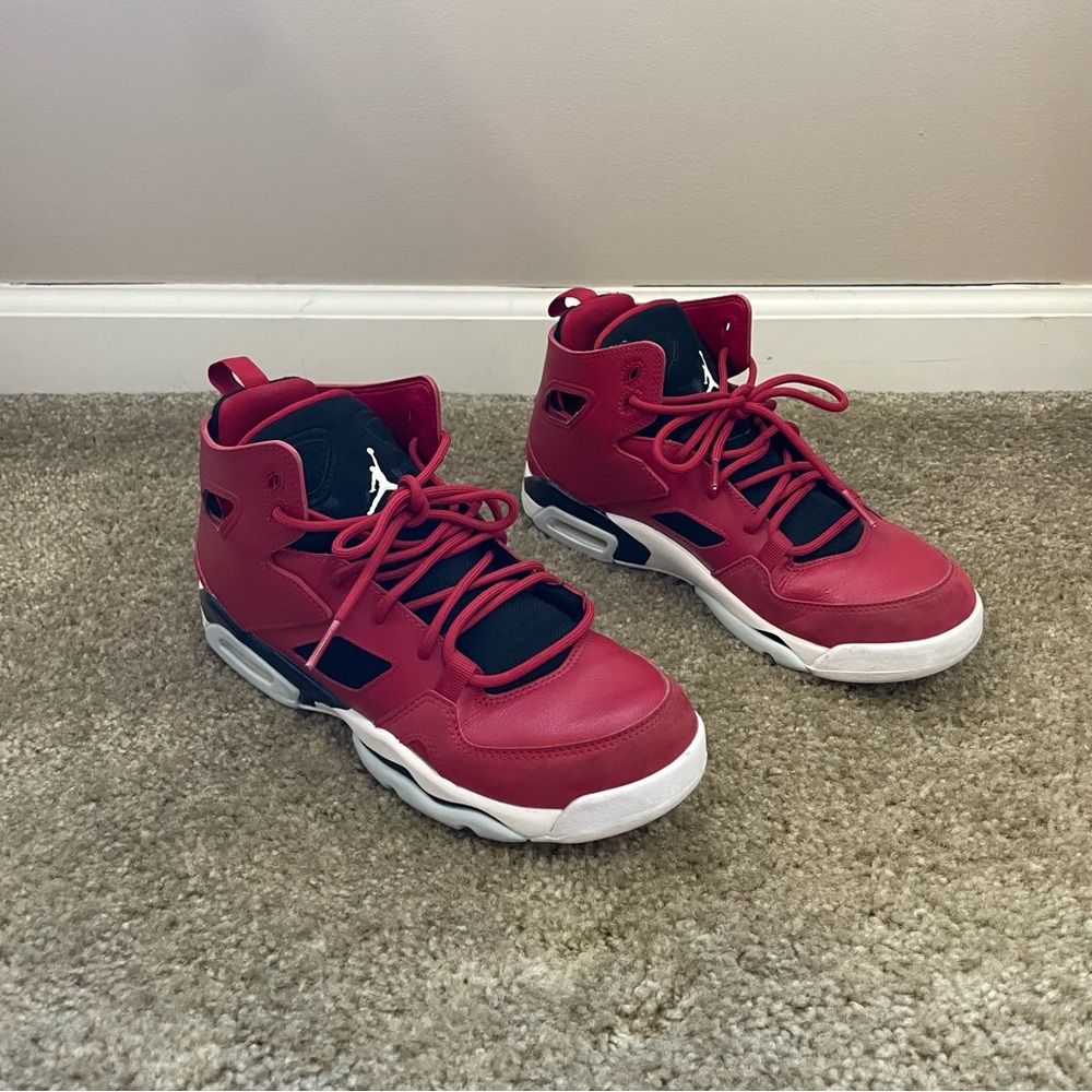 Nike Air Jordan Kids Flight Club 91 GS Gym Red Youth Size 6 Sneakers